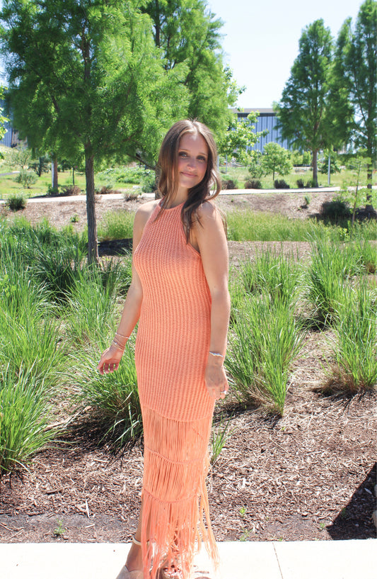 Spark Dress - Orange